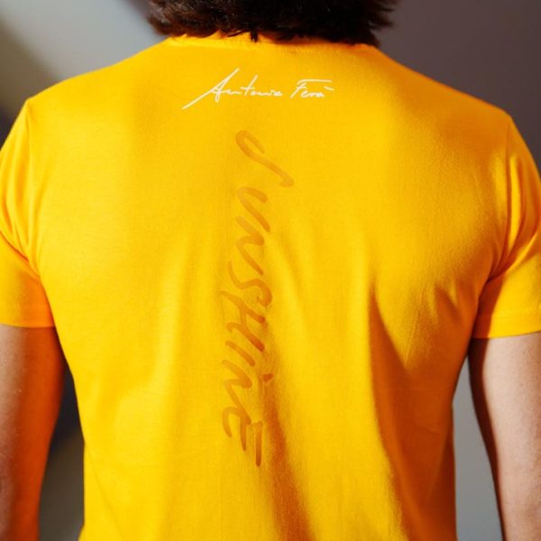 camiseta con mangas naranja Antonia ferrà Sunshine hombre